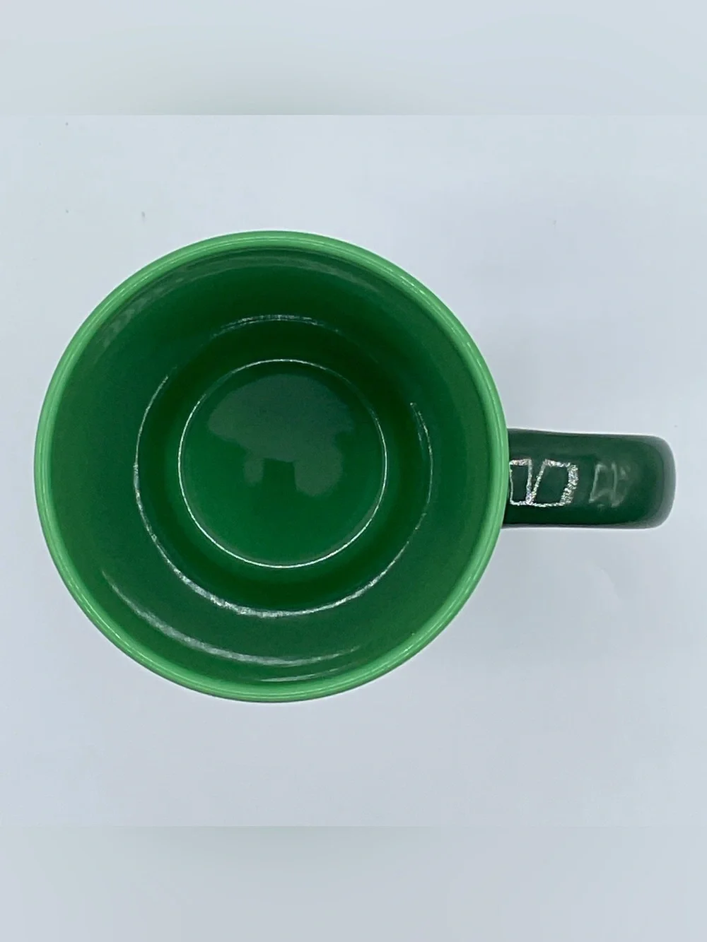 Starbucks 2022 Iridescent Green Multicolor Brushstroke Mug 16 oz Ceramic